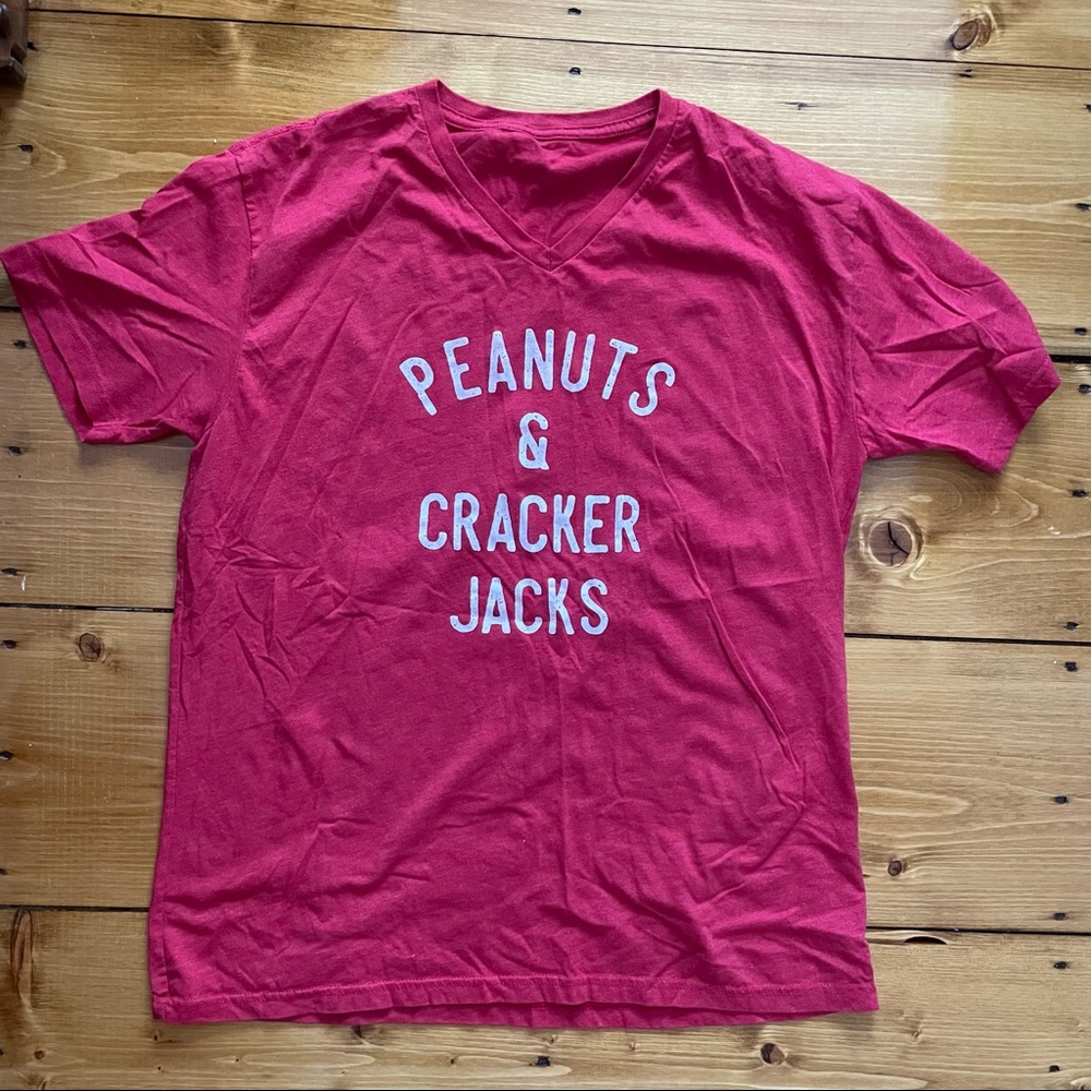 Peanuts + Cracker Jacks Baseball T-Shirt